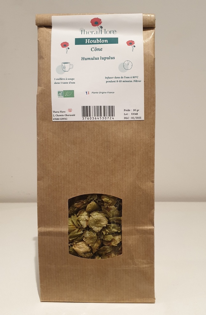 Houblon – cône Tisanes uniflorales  30 g Thera Flore 