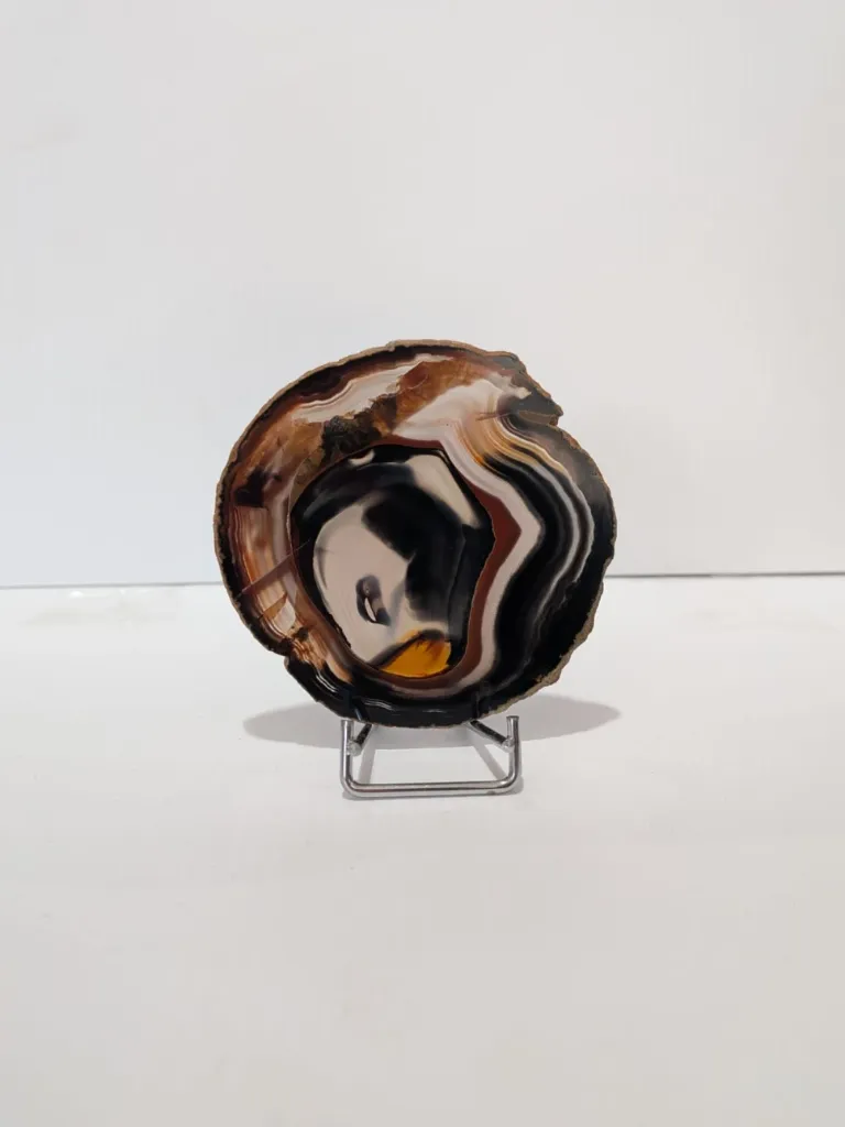 [Agate58] Agate Rio Grande Sul du Brésil sur socle  petit modèle 58g