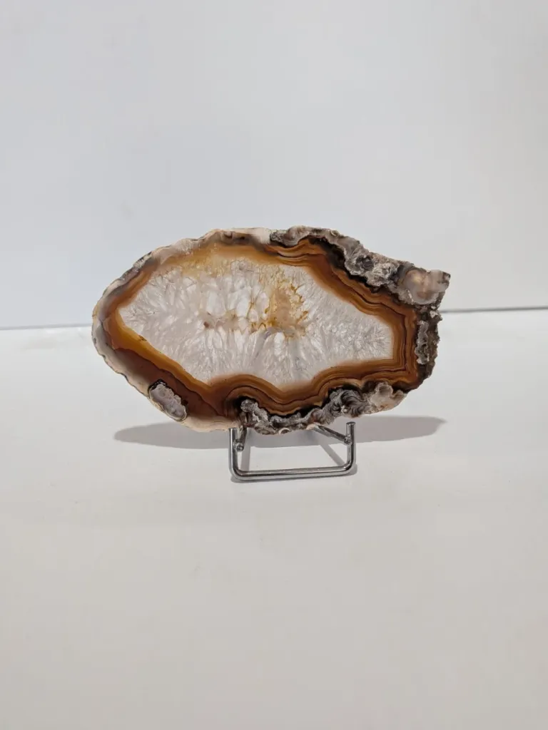 [Agate70] Agate Rio Grande Sul du Brésil sur socle  petit modèle 70g