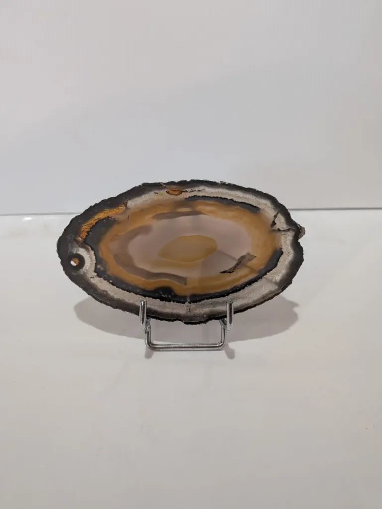[Agate 92] Agate Rio Grande Sul du Brésil sur socle petite 92g