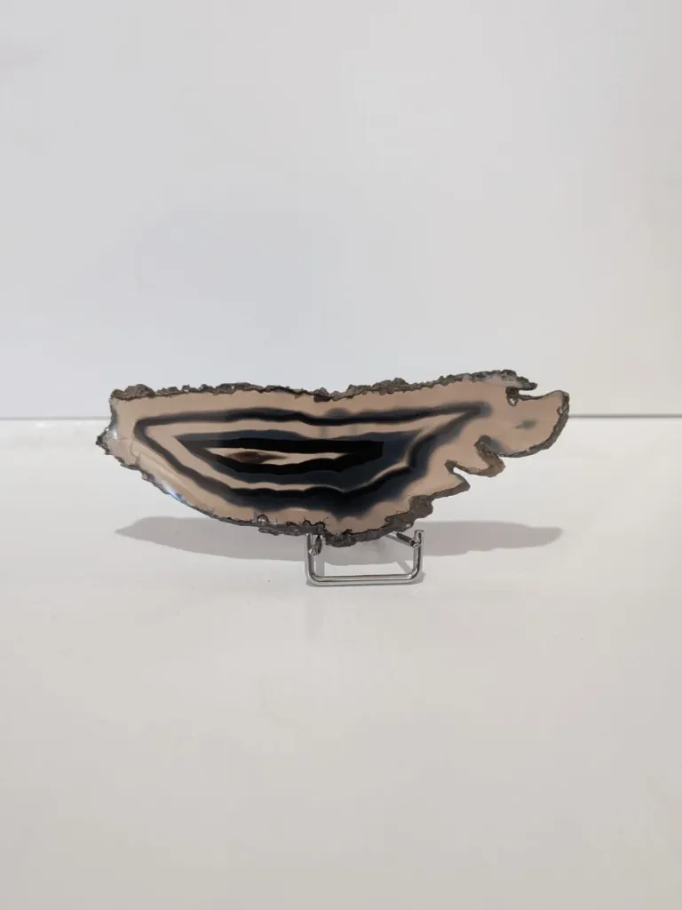 [Agate 72] Agate Rio Grande Sul du Brésil sur socle petite 72g
