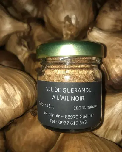 Sel de Guérande à l'Ail Noir Als'Ail Noir pot de 15g