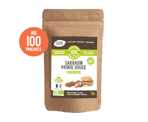 Mix sarrasin et patate douce à chair blanche Exior Nutrition 300g 