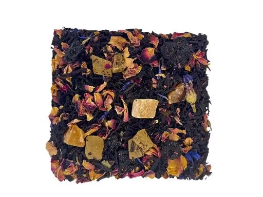 Thé noir rose & mangue lot de 20 pyramides Camélia by Loïc