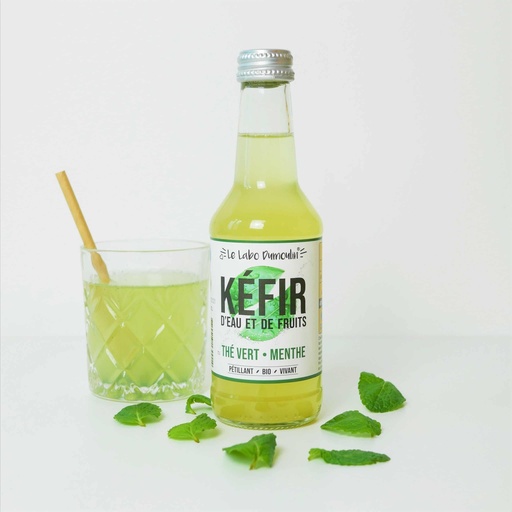 Kéfir de fruits Thé Vert Menthe bio 